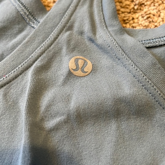 - Lululemon Cool Racerback Tank - light blue Color Size 8 - Picture 3 of 6